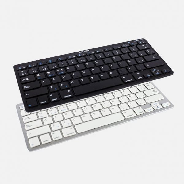 EAN 8435099531210 - Approx APPMX300BTS teclado Oficina Bluetooth QWERTY Español Plata imagen 5