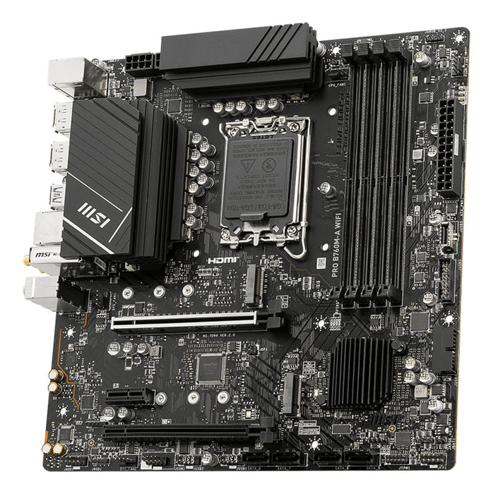 Msi Placa Base Pro B760m-A Wifi  Ddr5 Atx Lga1700