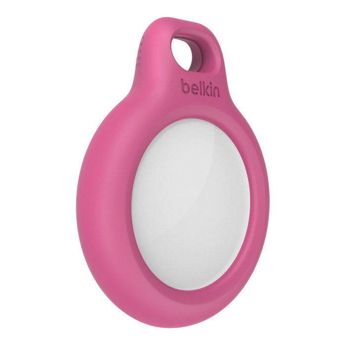 Soporte Seguro Con Llavero Belkin Para Apple Airtag Rosa