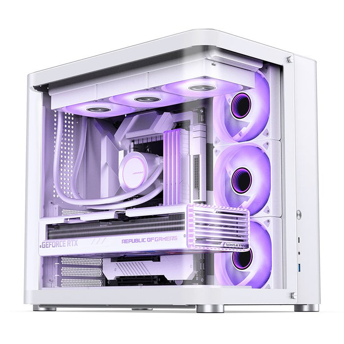 Jonsbo Tk-2 2.0 Midi-Tower, Temperojo Glass - Blanco