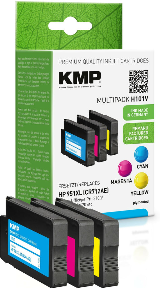 EAN 4011324172355 - KMP H101V cartucho de tinta Cian, Magenta, Amarillo imagen 1