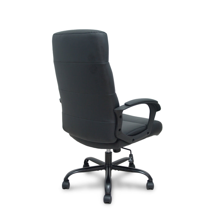 Piqueras Y Crespo Forol Sillon Opti545 Similpiel Negro Base Metalica Negra