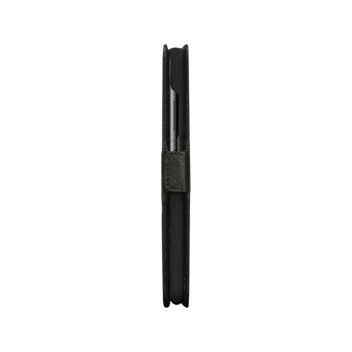 Dbramante1928 Copenhagen Funda Con Tapa Para Teléfono Móvil Cuero De Grano Entero Negro Para Samsung Galaxy S21+ 5g