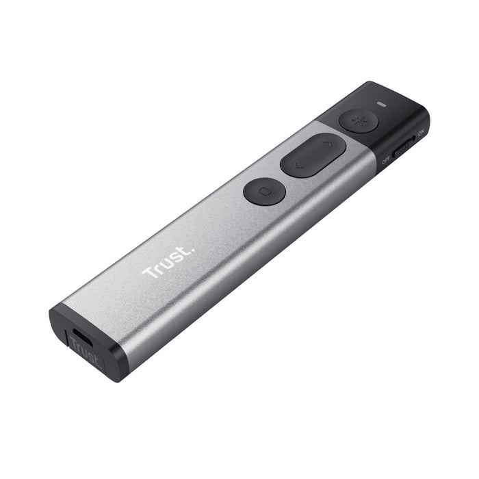 EAN 8713439233339 - Trust Kazun apuntador inalámbricos RF Aluminio, Negro imagen 2