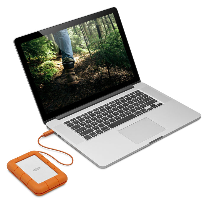 EAN 3660619403387 - LaCie Rugged Secure disco duro externo 2 TB 2.5" USB Tipo C 3.2 Gen 1 (3.1 Gen 1) Naranja, Blanco imagen 7