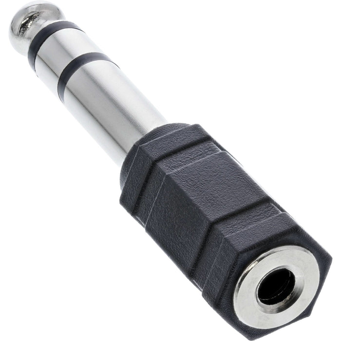 Adaptador De Audio Inline De 6,3 Mm Macho A Estéreo Hembra De 3,5 Mm