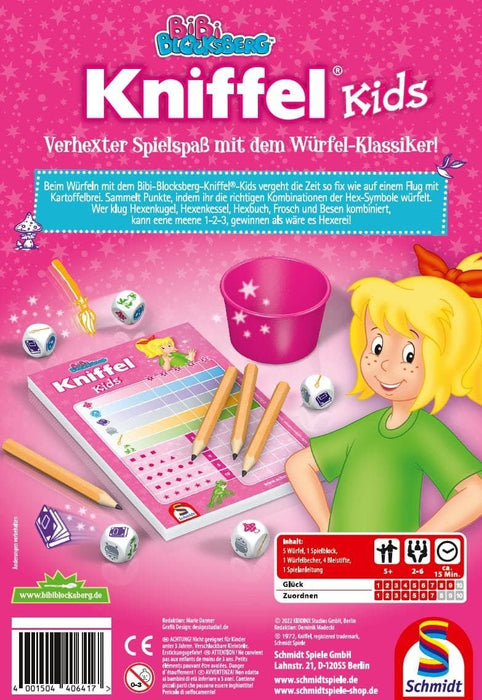 EAN 4001504406417 - Schmidt Spiele Bibi Blocksberg: Kniffel Kids imagen 3