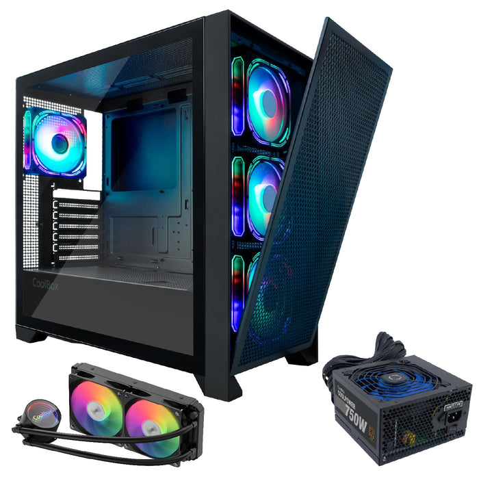 EAN 8436624421020 - CoolBox COO-PACK-GMNG carcasa de ordenador Escritorio Negro 750 W imagen 2