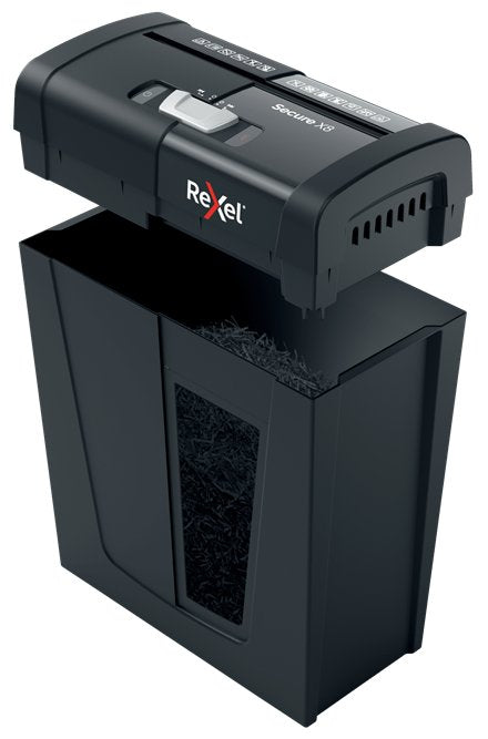 EAN 5028252615273 - Rexel Secure X8 triturador de papel Corte cruzado 68 dB Negro imagen 2