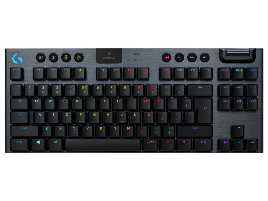 EAN 5099206088825 - Logitech G G915 TKL teclado Juego RF Wireless + Bluetooth QWERTY Internacional de EE.UU. Carbono imagen 1
