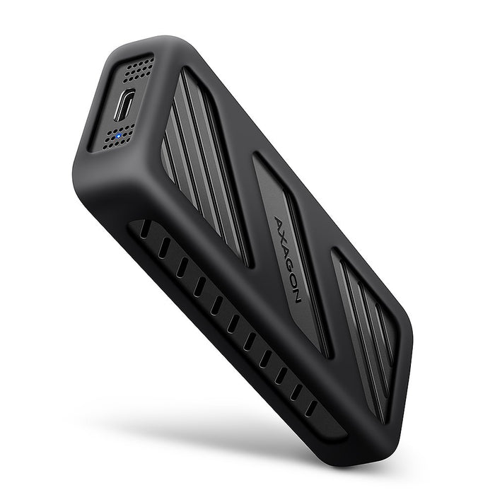 EAN 8595247908483 - Axagon EEM2-20G NVMe-SSD-Gehäuse USB-C 3.2 20 Gbps 2230 - 2280 - schwarz Caja externa para unidad de esta imagen 1