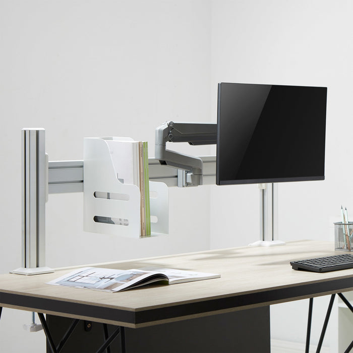 Inline Slatwall Panel Aluminio, Para Montaje En Mesa, 1m