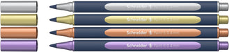 EAN 4004675162410 - Schneider Schreibgeräte Paint-It 050 Bolígrafo retráctil con clip Cobre, Oro, Violeta metalizado, Plata 4 imagen 1