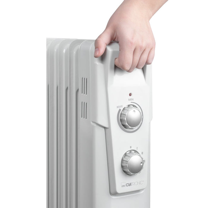 EAN 4006160639063 - Clatronic RA 3735 Interior Blanco 1500 W Radiador de aceite eléctrico imagen 2