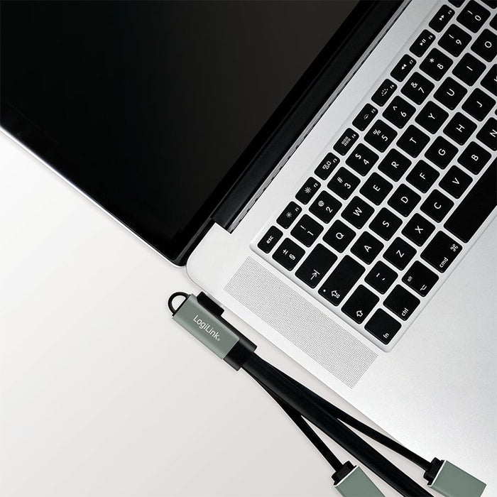 EAN 4052792057829 - LogiLink UA0361 hub de interfaz USB 3.2 Gen 1 (3.1 Gen 1) Type-C 5000 Mbit/s Plata imagen 3