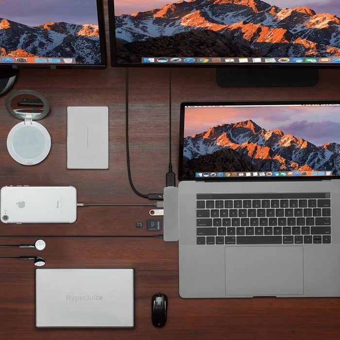 EAN 0817110013536 - Sanho HyperDrive SOLO 7-in-1 Alámbrico USB 3.2 Gen 1 (3.1 Gen 1) Type-C Gris imagen 6