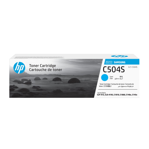 EAN 0191628444625 - Samsung CLT-C504S Cyan Original Toner Cartridge cartucho de tóner 1 pieza(s) imagen 1