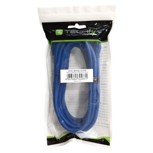EAN 8057685304864 - Techly 2.0m USB 3.0 A-Micro B M/M cable USB USB 3.2 Gen 1 (3.1 Gen 1) 2 m USB A Micro-USB B 5 Gbit/s Azul imagen 2