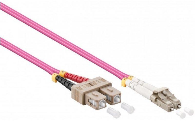 Fiberpatchkabel Lc-Sc Om4  2,0m, 50/125, Multimode,