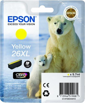 EAN 8715946519081 - Epson Polar bear 26XL cartucho de tinta 1 pieza(s) Original Alto rendimiento (XL) imagen 2