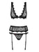 EAN 5901688201350 - Obsessive Emperita Conjunto de lencería Negro Elastano, Poliamida imagen 1