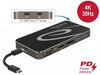 EAN 4043619877737 - DeLOCK 87773 base para portátil y replicador de puertos Alámbrico USB 3.2 Gen 1 (3.1 Gen 1) Type-C Negro imagen 2
