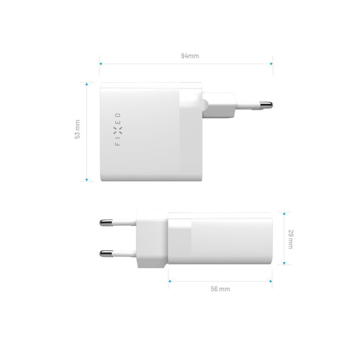 EAN 8591680150014 - FIXED FIXC65-2C-WH cargador de dispositivo móvil Portátil, Smartphone, Tableta Blanco Corriente alterna C imagen 6