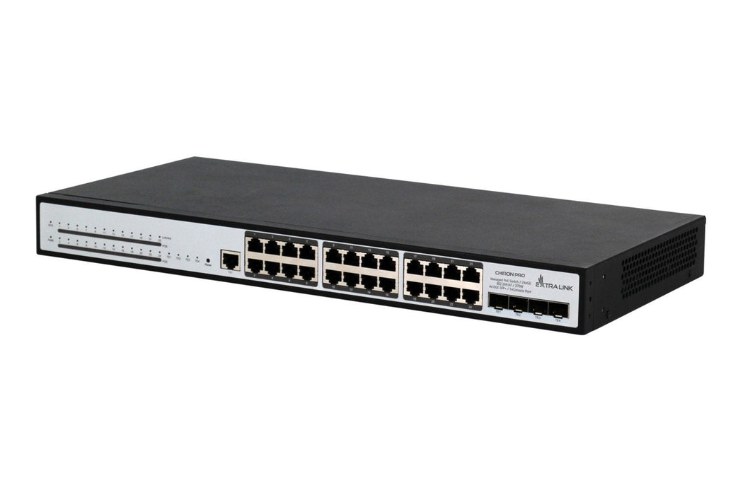Extralink Ex.19737 Switch Gestionado L3 Gigabit Ethernet (10/100/1000) Energía Sobre Ethernet (Poe) 1u Blanco