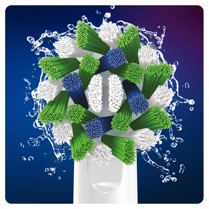 EAN 4210201321477 - Oral-B CrossAction 80339345 cepillo de cabello 6 pieza(s) Azul, Verde, Blanco imagen 4