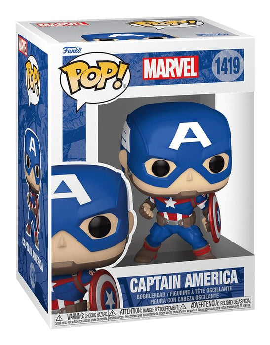 EAN 0889698824972 - FUNKO POP! Captain America (Marvel New Classics) imagen 2