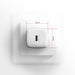EAN 8595247908322 - Axagon ACU-PD30W wall charger 1x QC3.0/AFC/FCP/PD type-C 30W white Teléfono móvil, Smartphone, Reloj inte imagen 7