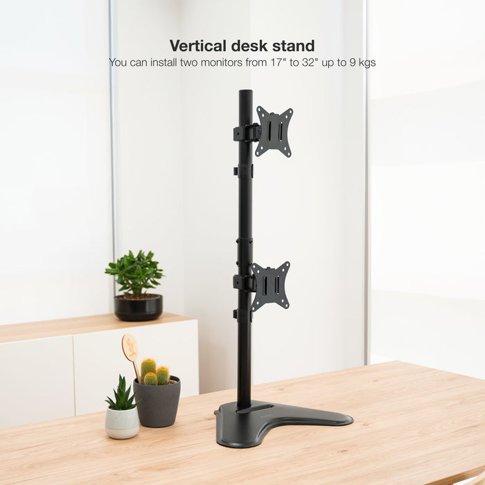 EAN 8433281012035 - TooQ DB1703TNV-B soporte para monitor 81,3 cm (32") Escritorio Negro imagen 4
