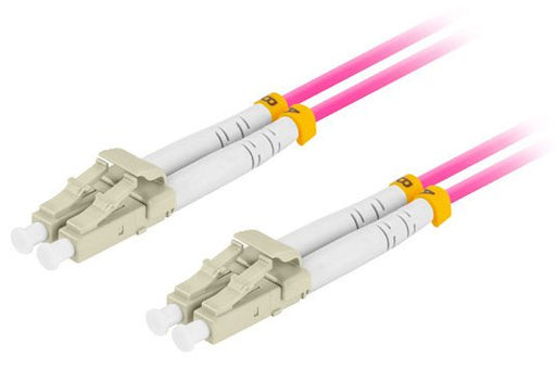 EAN 5901969440119 - Lanberg FO-LULU-MD41-0030-VT Cable de fibra óptica e InfiniBand 3 m 2x LC LC/UPC Púrpura imagen 1