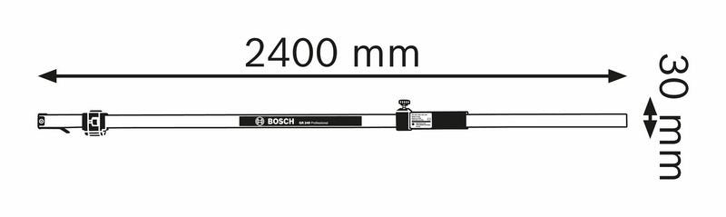 EAN 3165140558488 - Bosch 0 601 094 100 accesorio para nivel láser Regla de construcción graduada imagen 2