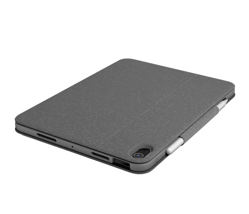 EAN 5099206093478 - Logitech Folio Touch QWERTZ Suizo Smart Connector Gris imagen 5