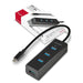 EAN 8595247903686 - Axagon HUE-S2C hub de interfaz USB 3.2 Gen 1 (3.1 Gen 1) Type-A 5000 Mbit/s Negro imagen 12