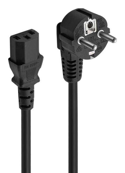 Ewent Ec1920 Cable Alimentacion Cpu - Iec320 A C13 - 1.5m - Negro