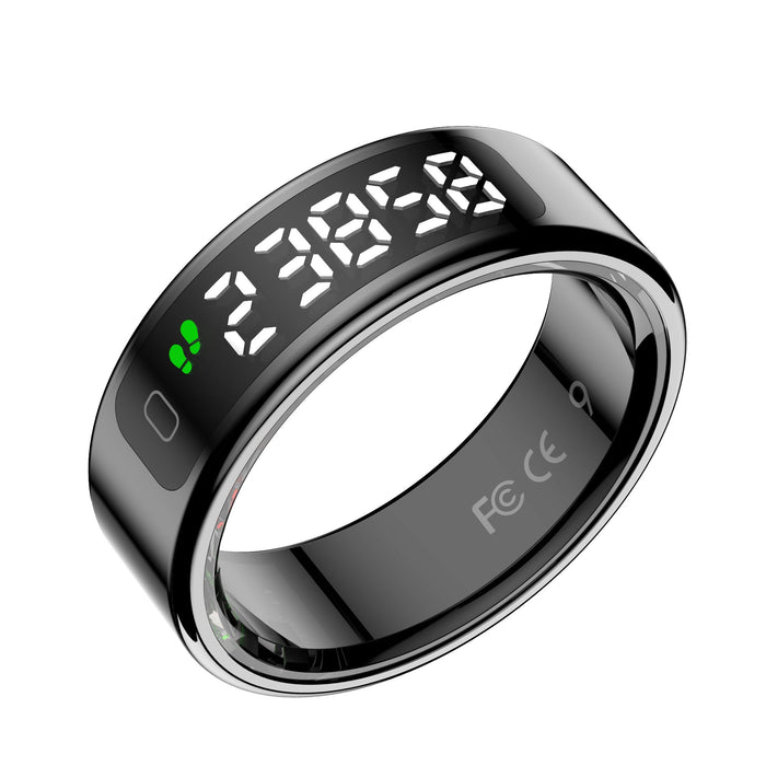 EAN 8436588883360 - Leotec LESR01K08 rastreador de actividad LED Anillo inteligente rastreador de actividad IPX8 Negro imagen 6