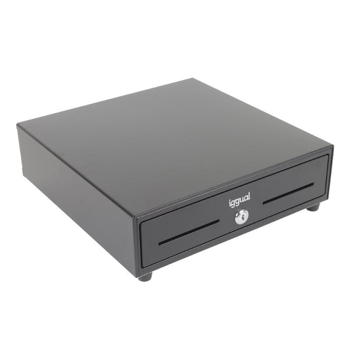 Iggual Cajón Portamonedas Iron-Xs 33cm 4+8 Negro