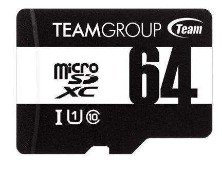 Card Team U1 C10 Microsd + Adp  64gb