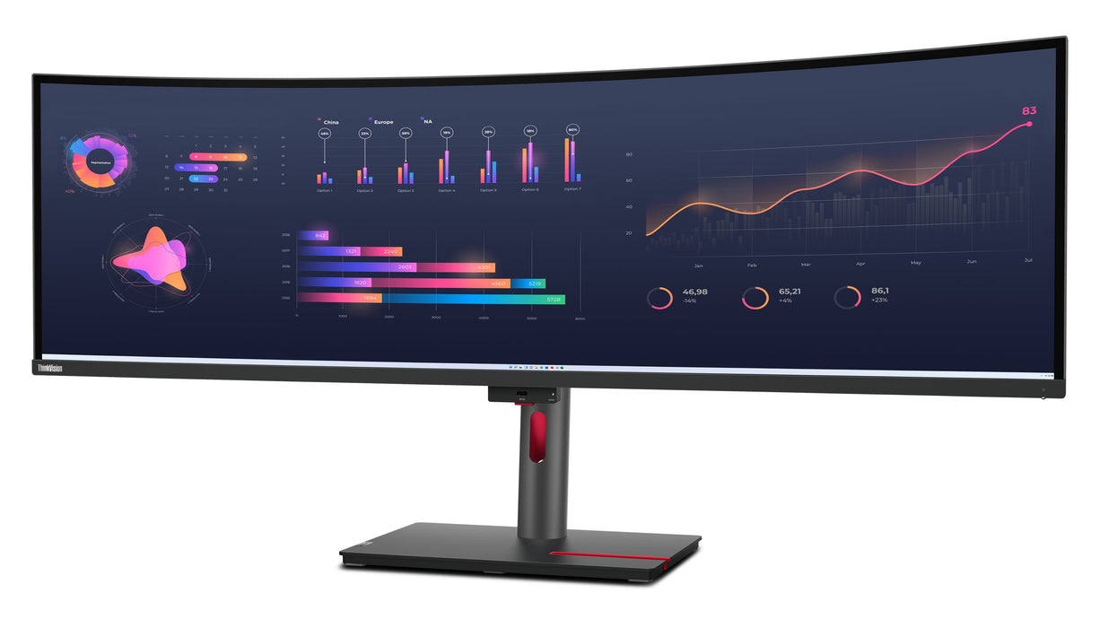 EAN 0196802362085 - Lenovo ThinkVision P49w-30 pantalla para PC 124,5 cm (49") 5120 x 1440 Pixeles Dual WQHD LED Negro imagen 3