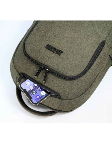 EAN 3760170882086 - Urban Factory ECB34UF maletines para portátil 35,8 cm (14.1") Mochila Caqui imagen 7