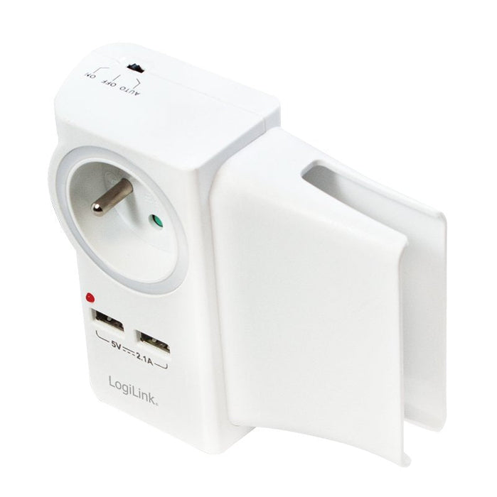 Steckdosenadapter2x  Usb-Port+L Adeschalefrankr.