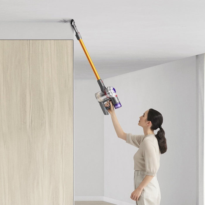 EAN 5025155090152 - Dyson V8 Absolute Aspiradora escoba 2 en 1 Batería Secar Sin bolsa Plata, Amarillo imagen 8