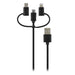 EAN 3303170112052 - T'nB WCBL3IN1 cable USB 1 m USB A USB C/Micro-USB B/Lightning Blanco imagen 1