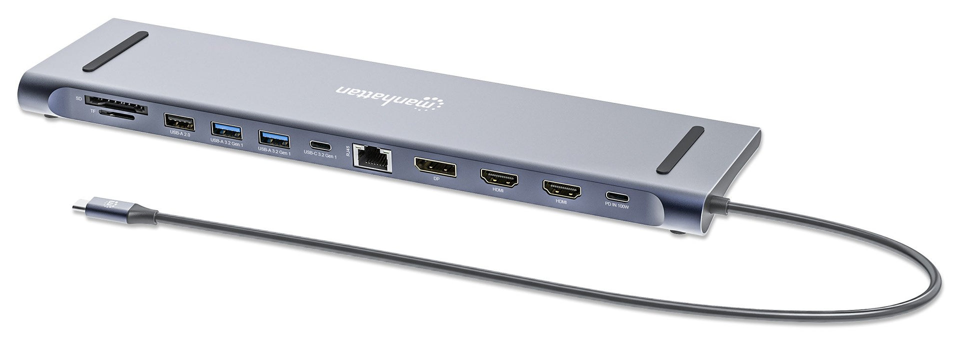 EAN 0766623190305 - Manhattan 190305 base para portátil y replicador de puertos Alámbrico USB 3.2 Gen 1 (3.1 Gen 1) Type-C Pl imagen 1