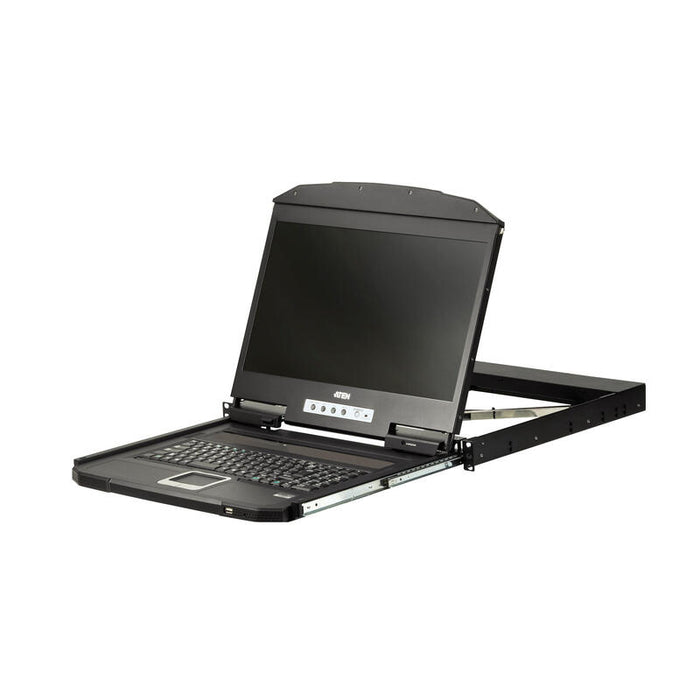 1u Short Depth Usb Hdmi Single Rail Full