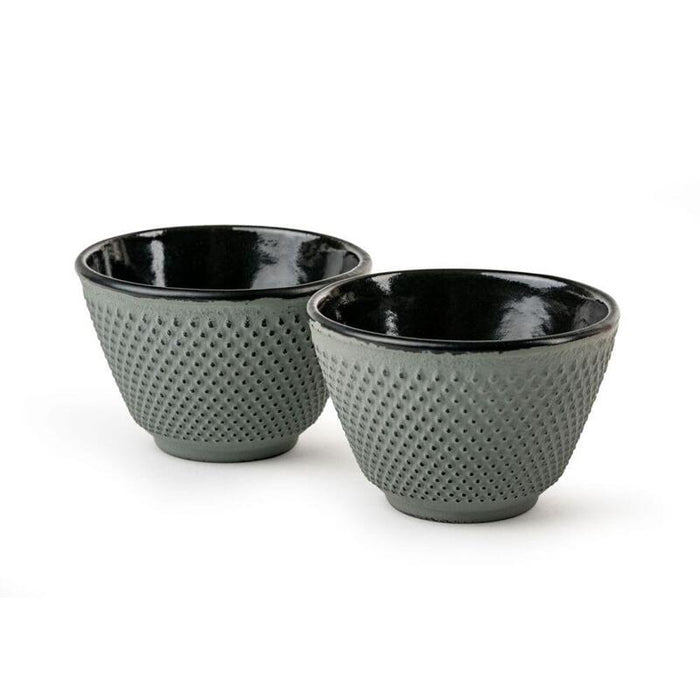 1x2 Bredemeijer Tea Cups Xilin Cast Iron Light Green 153095