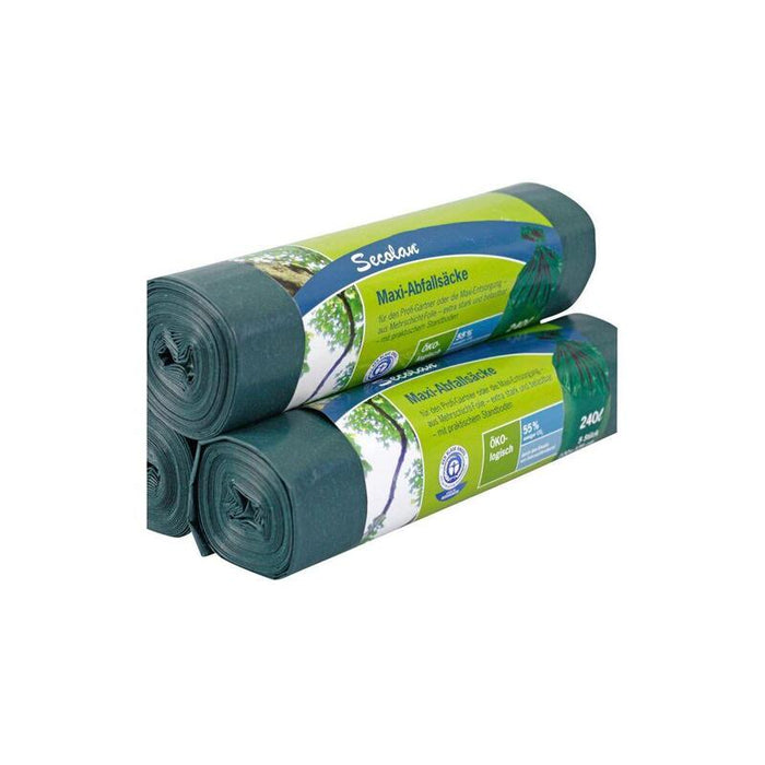 1x5 Bolsas Basura Secolan Maxi 240 L Verde / Negro