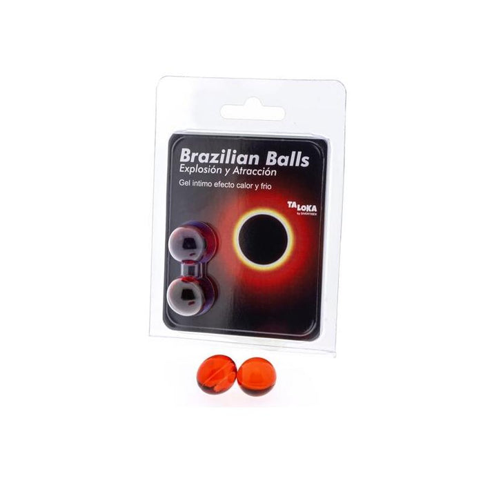 2  Brazilian Balls Explosion De Aromas Gel Excitante Efecto Calor Y Frio